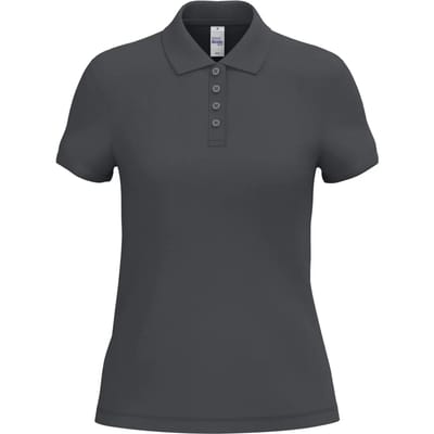 Biologisch pique polo voor dames iDeal Basic Brand