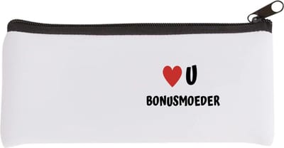 Akyol - love u bonusmoeder Etui - Mama - de liefste bonusmoeder - moeder cadeautjes - moederdag - verjaardag - geschenk - kado - 20 bij 9 cm