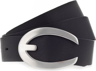 Vanzetti Leren Riem 33mm Leather Belt W105 Black Zwart