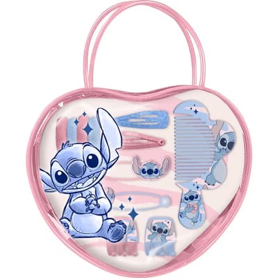 Disney Lilo & Stitch Haarkam met accessoires in geschenk tasje voor meiden