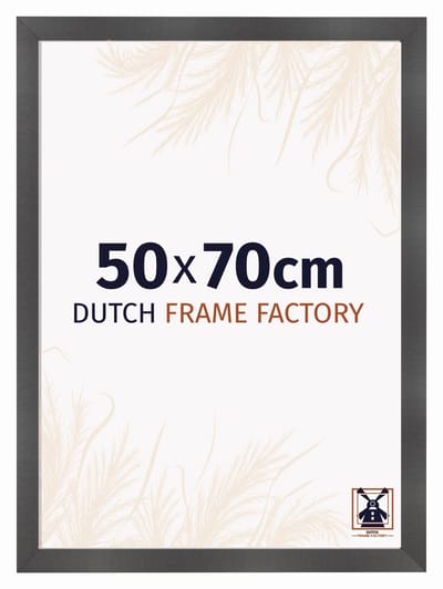 Fotolijst 50x70 cm - MDF - Zwart Mat - Praag