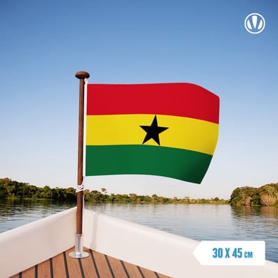 Vlag Ghana 30x45cm