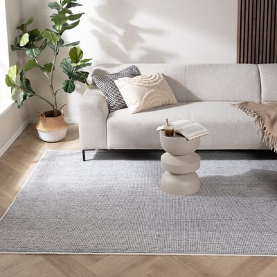 NATURL. Laagpolig vloerkleed - Lykke Lichtgrijs - 120x170cm
