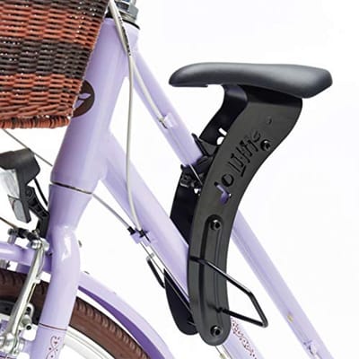 Kinderfietsstoeltje - Middengemonteerd zitje - Actief fietsen - Universeel frame ontwerp - Tot 30 kg - Mat zwart