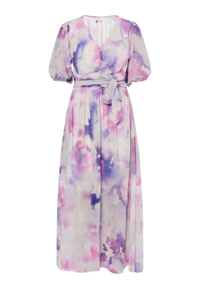 IZIA Jurk Dames Lila veelkleurig