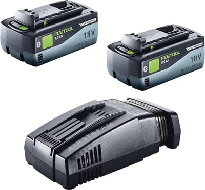 Festool 18V 2x8.0/SCA16 energieset 2x accu 18 V 8.0 Ah ( 2x 577323 ) + lader ( 576953 )
