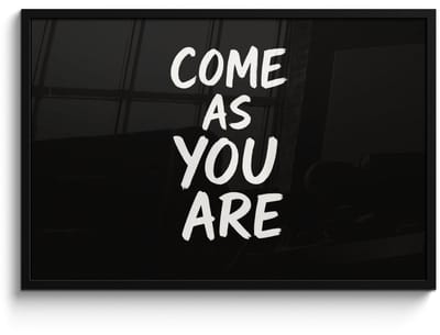 Poster in lijst - Fotolijst 90x60 cm - Posters - Quote - Zwart - Simpel - Posterlijst zwart - Decoratie - Wanddecoratie woonkamer - Muurdecoratie slaapkamer