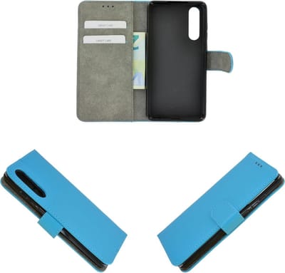 Pearlycase Turquoise Hoes Wallet Book Case P Geschikt voor Huawei P30