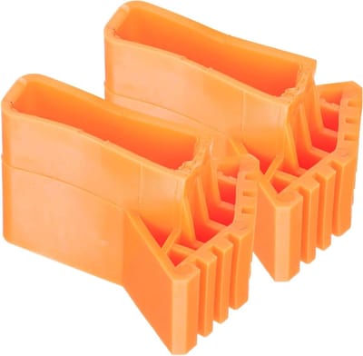 Laddervoet Beschermhoezen - Ladderstabilisatoren - Huishoudelijk Gebruik - Antislip Stabiliteit - 2 Stuks - Oranje