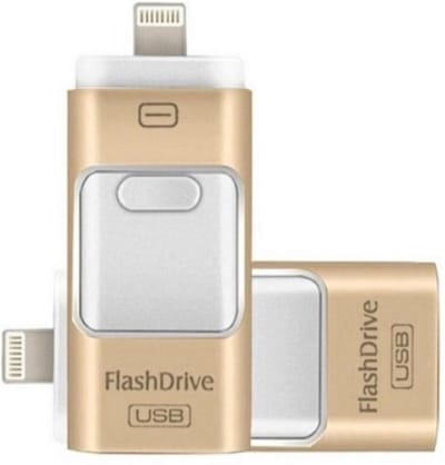 1 stuk USB Flash Drive 256GB - 4-in-1 Externe Opslag Geschikt voor iPhone, iPad, Android en USB - Lightning & USB Pendrive - Data Opslag, Back-up en Overdracht - Compatibel met iOS en Android - Ideaal Cadeau voor Tech-liefhebbers