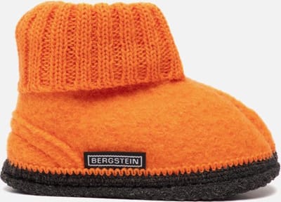 Bergstein Cozy slofjes oranje - Maat 29