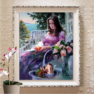 5D Diamond schilderij Cross Stitch Kit volledige boor Diamond borduurwerk mozaïek kunst foto van Rhinestoned Decor Gift Full Square 20X30CM