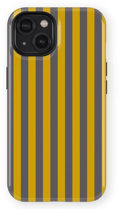 DripCase Gestreept Hoesje geschikt voor iPhone 15 | Backcover met Mag | Stripes Motief | Trendy Case geschikt voor iPhone 15 met Strepen Gravel Lane