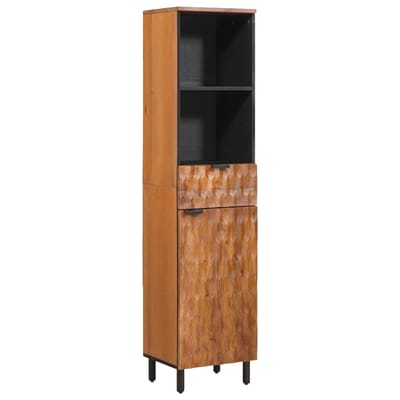 vidaXL - Badkamerkast - Bruin - 38 - x - 33 - x - 160 - cm - Massief - Mango - Hout