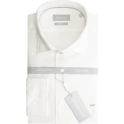 Shirt Michael Kors One Pièce Collar Linen Slim