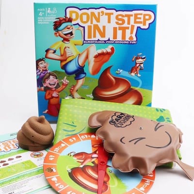 Don't step in it Vermijd de lachende kakjes Oopsee Whoopsee Dodge The Whoopsie