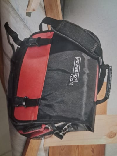 Powerfix Gereedschapstas - Met draagriem - Zijvak van Netstof - 9L - 35 x 16 x 27 cm