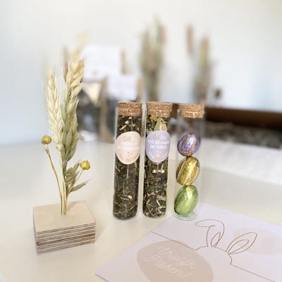 Lottea Giftset Theeproeverij 'Paashaasje' - paascadeau, cadeau pasen, thee proeverij pakket, thee cadeau, thee pakket, thee cadeaupakket, thee geschenkset, relatiegeschenk