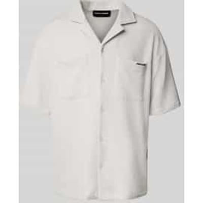Relaxed fit vrijetijdsoverhemd met structuurmotief, model 'ACADO'