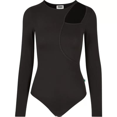 Body biologische uitsnijding met lange mouwen voor vrouwen Urban Classics