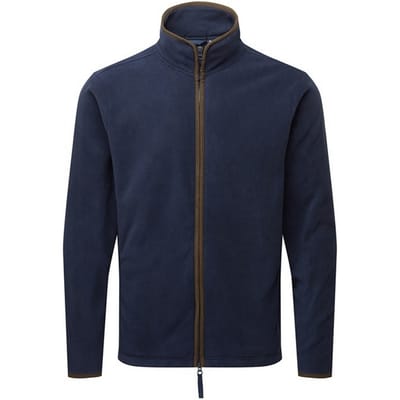 Premier Heren Artisan Fleece Jas (Marine / Bruin)