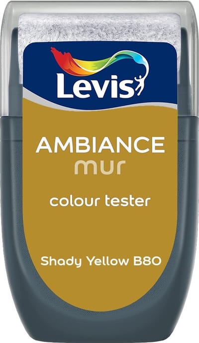 Levis - Muurverf Kleurtester Mat Mix - Shady Yellow B80 - Mengverf - 30 Ml