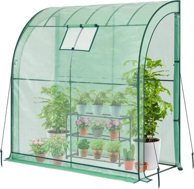 Broeikas Afdekking - Kweekkas Cover - Planten Beschermen - UV Bestendig Materiaal - 20 x 10 x 30 cm - Groen
