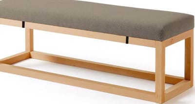 Bankkussen Zacht - Zitkussen Tuin - Buiten Zitten - Ritssluiting Verwijderbaar - 170x35x8cm - J