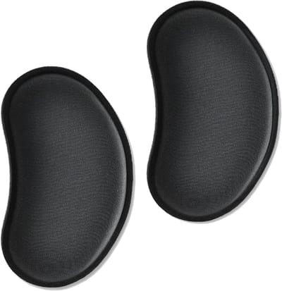 Ergonomische Muismat met Geheugenschuim en Antislip Handsteun - Set van 2, Ideaal voor Kantoor en Thuisgebruik