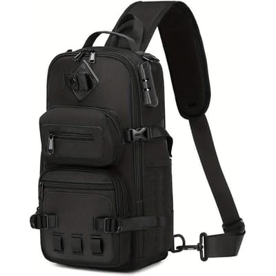 Tactische Borsttas voor Heren Multifunctionele Sling Rugzak Outdoor Wandelen Klimmen Trekking Rig Pouch Casual Messenger Heuptas