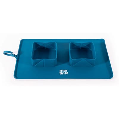 Dubbele opvouwbare silicone hondenkom Martin Sellier