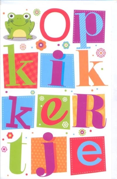 Wenskaart Opkikkertje - Gratis verzonden - D13708