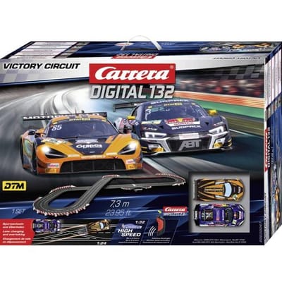 Carrera Racebaan - DIGITAL 132 - Victory Circuit - McLaren 720S GT3 vs. DTM 2024 Audi R8 LMS GT3 - 7,3m