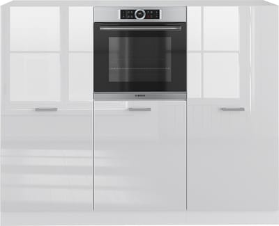 Vicco R-Line Keukenblok – 180 cm zonder werkblad Wit hoogglans/wit
