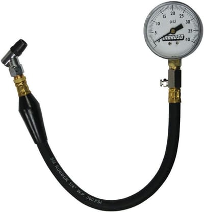 Bandenmeter - Banden drukmeter - Bandenspanning controleren - Nauwkeurig meten - 0-40 Psi - null