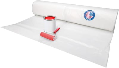 Plastic Platen - Folie Rol - Bouw Beschermen - Heavy-Duty Dikte - 12 x 50 voet - Duidelijk