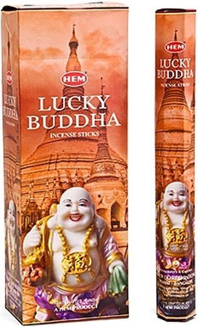 HEM Wierook Lucky Buddha per slof  6 pakjes  / 120 stokjes