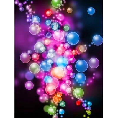 5D DIY Diamond Painting  Gekleurde bloem  3D Borduurkruissteek 5D Home Decor Cadeau 20X30CM purple