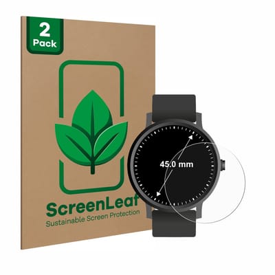 2 Stuks Screenprotector voor Ronde Displays (ø: 45 mm) - Hoogwaardige Beschermfolie transparant