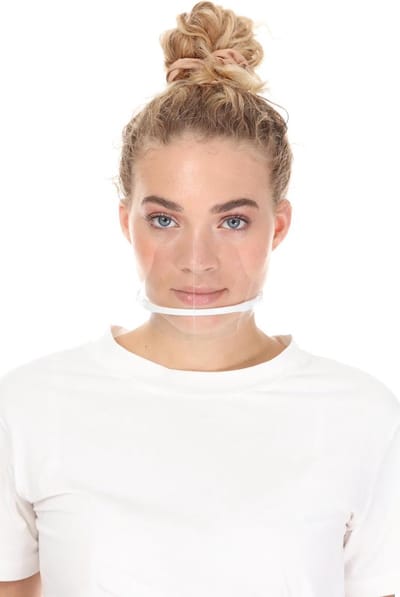 2 Transparant Mondkapjes - Hygiënisch mondmasker - Gelaatmasker - Face shield - Herbruikbaar