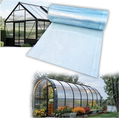 Polycarbonaat Platen - Kunststof Dak - Kas Verlichting - Onbreekbaar Lichtgewicht - 1 x 2 Meter - Transparant