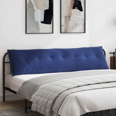 vidaXL - Rugkussen - Politieblauw - 200 - x - 50 - cm - Corduroy - stof