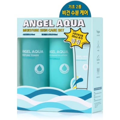 BEYOND Angel Aqua Hydratant Apaisant Ensemble de Base 2 Articles (Toner 150ml + Lotion Essence d'Eau 150ml + Crème 30ml) white