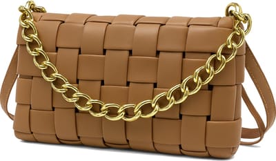 ZILOU® Schoudertas - Crossbody Tas Dames - Handtas School - Met Rits - Compact - Dames - Khaki