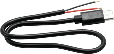 Omnitronic Kabel USB-C auf 2x offene Kabelenden 30cm - Audiokabel