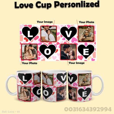 Personalized photo mug, I love you mug, Heart mug for lovers, Unique mug with photo Romantic gift mug ideal for Valentine's Day I love you heart mug photo mug love mug mug with your own photo romantic mug gift mug, unique mug