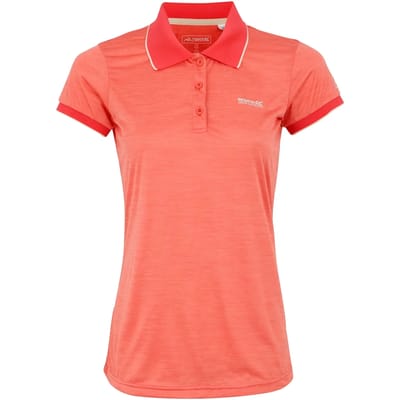 T-shirt Korte Mouwen Hiking Dames Roze Accenten