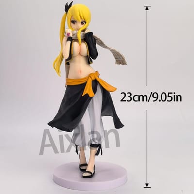 POP UP PARADE Fairy Tail Lucy Heartfilia Sexy Anime Meisje Figuur Natsu Dragneel/Erza Scarlet Konijn Actie Model Model Pop Speelgoed