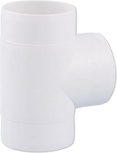 Nedco BV T-stuk ø 125mm 90º kunststof wit
