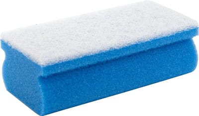 Primesource schuurspons | blauw/wit | pak van 10 stuks